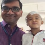 Dr. Sandeep with child patient at DMH